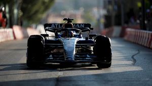 Carlos Sainz in action during an exhibition with Williams at the future Madring F1 circuit on June 07, 2025 in Madrid, Spain. AFP7 07/06/2025 ONLY FOR USE IN SPAIN. Oscar J. Barroso / AFP7 / Europa Press;2025;MOTORSPORT;SPAIN;Sport;ZMOTORSPORT;ZSPORT;Exhibition with Williams at the future Madring F1 circuit