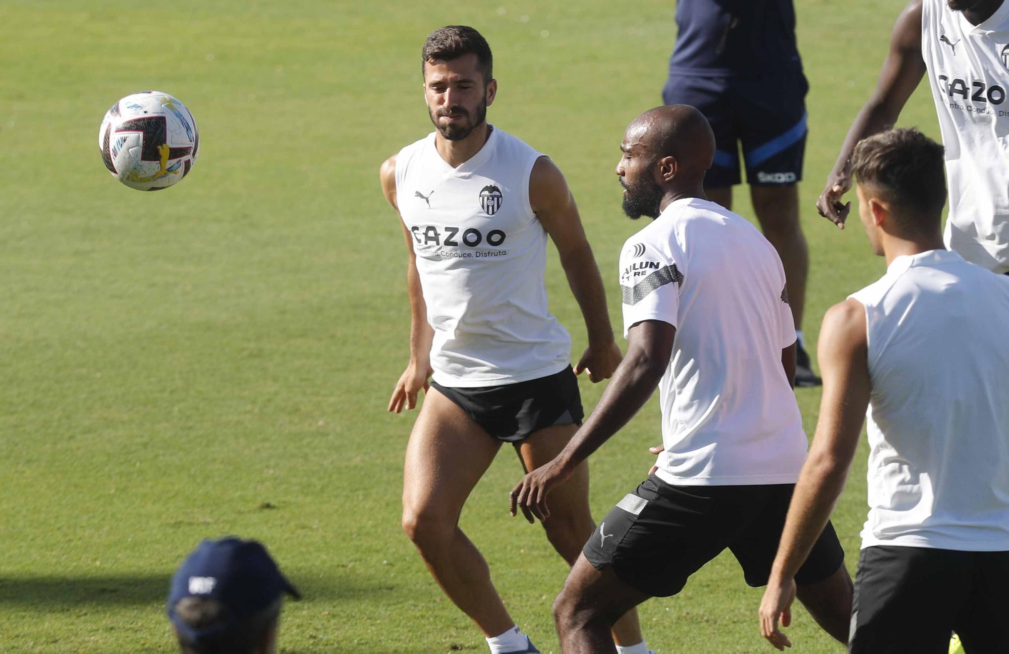 Entrenamiento previo a la segunda jornada de Laliga frente al Athletic de Bilbao