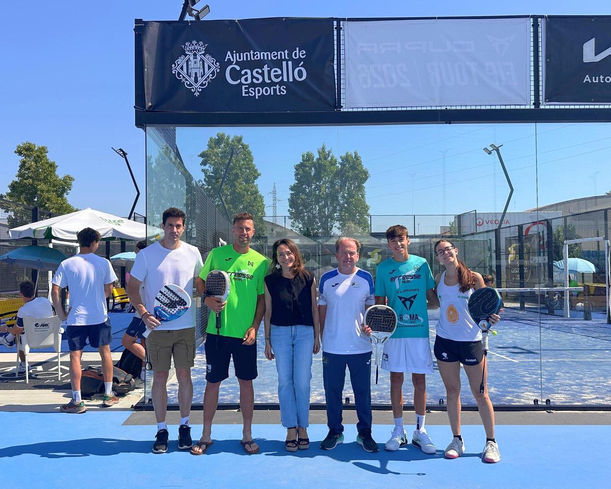 La concejala de Deportes, Maica Hurtado, visitó La Plana Sport Castellón.