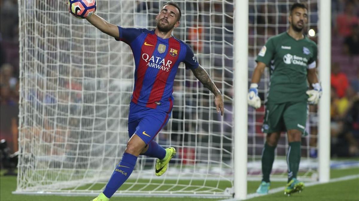 Alcácer, sin suerte ante el gol