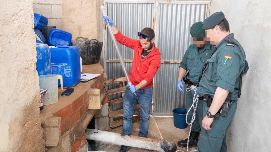 Una de las fincas inspeccionadas estaba en Balsicas, Torre Pacheco