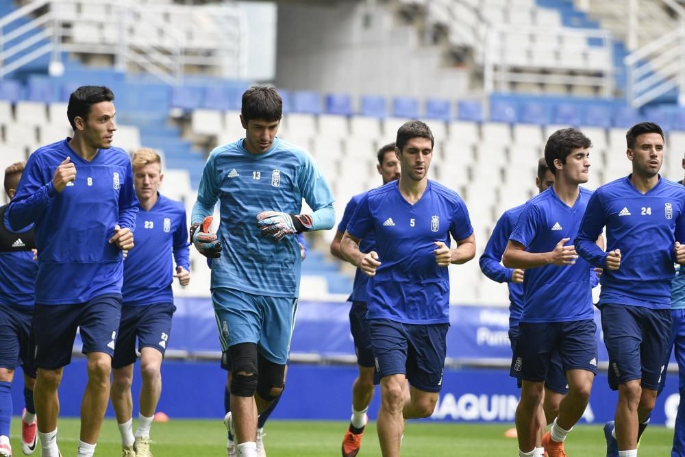 Entrenamiento del Oviedo