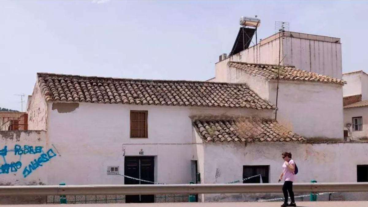 Vivienda de Humilladero en la que vivía la víctima.