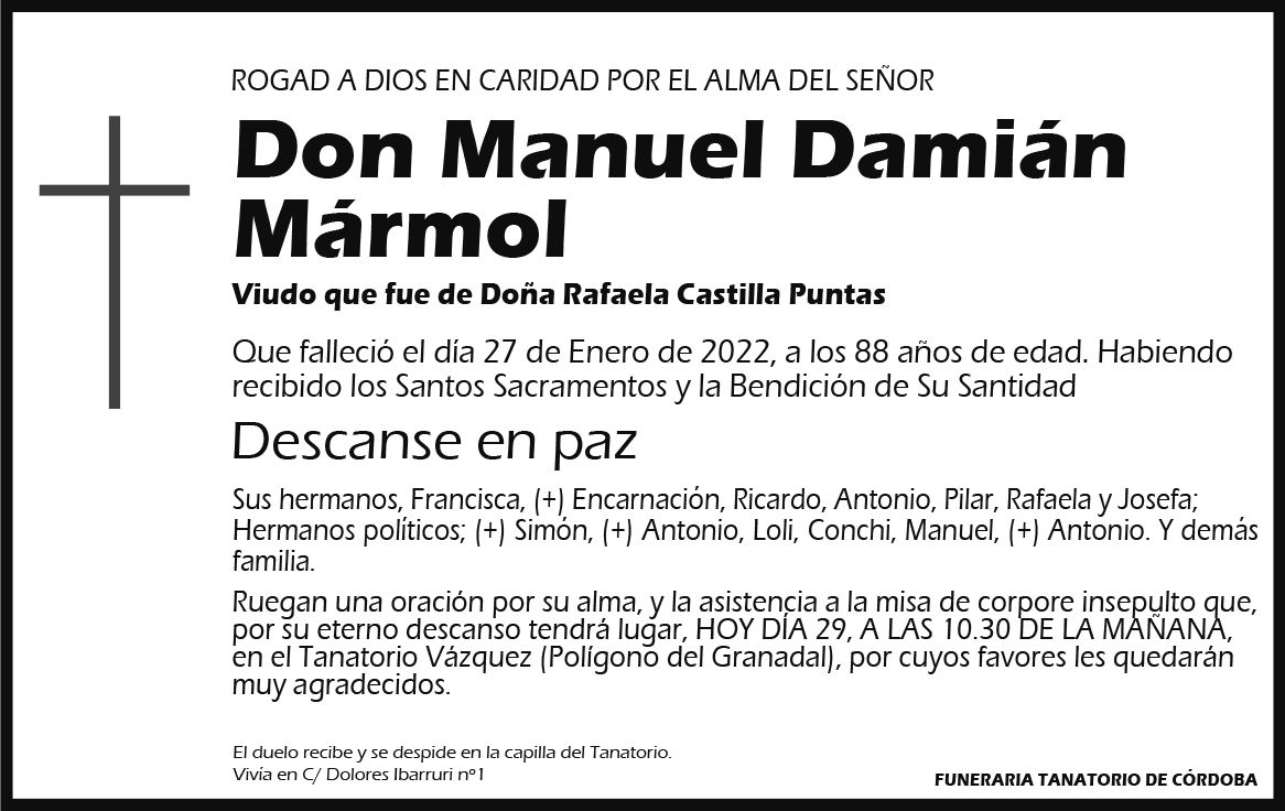 Manuel Damián Mármol