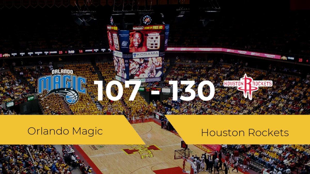 Houston Rockets consigue la victoria frente a Orlando Magic por 107-130