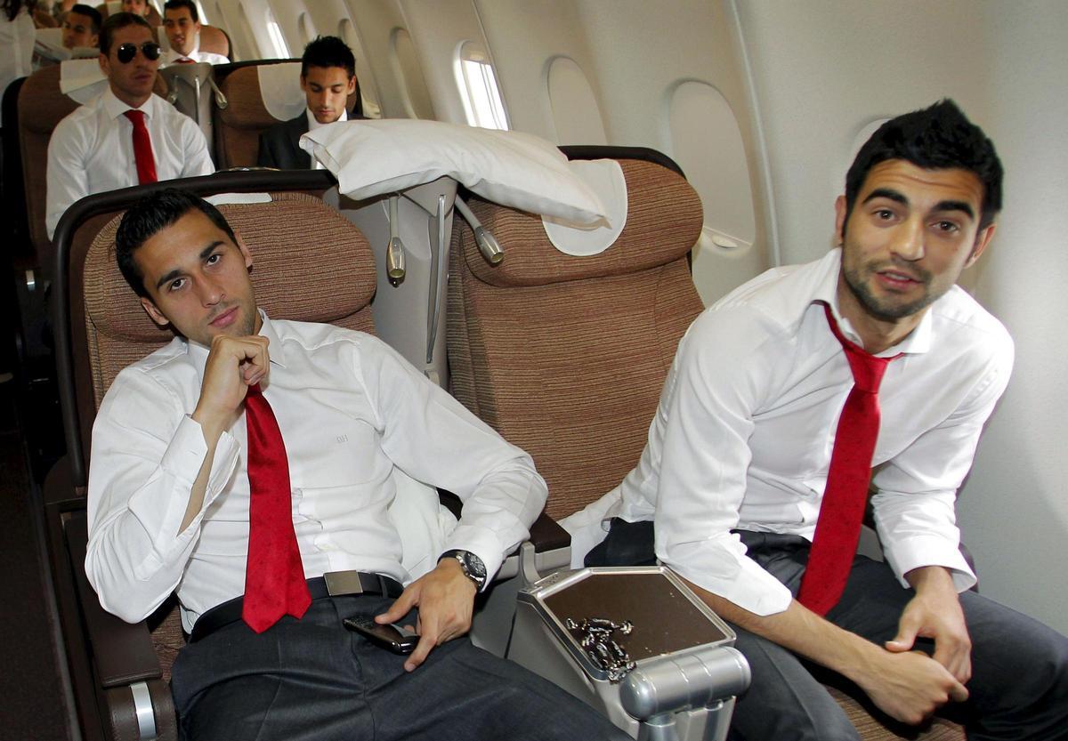 Albiol con Arbeloa