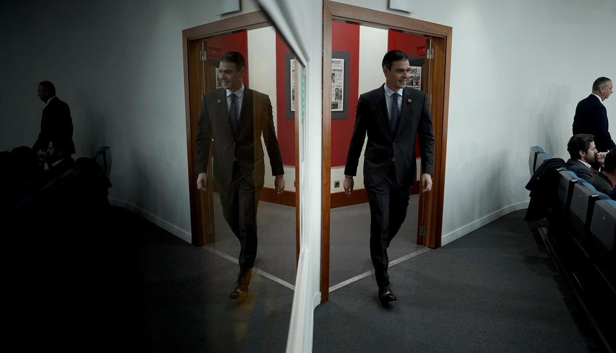 Pedro Sánchez en Moncloa.