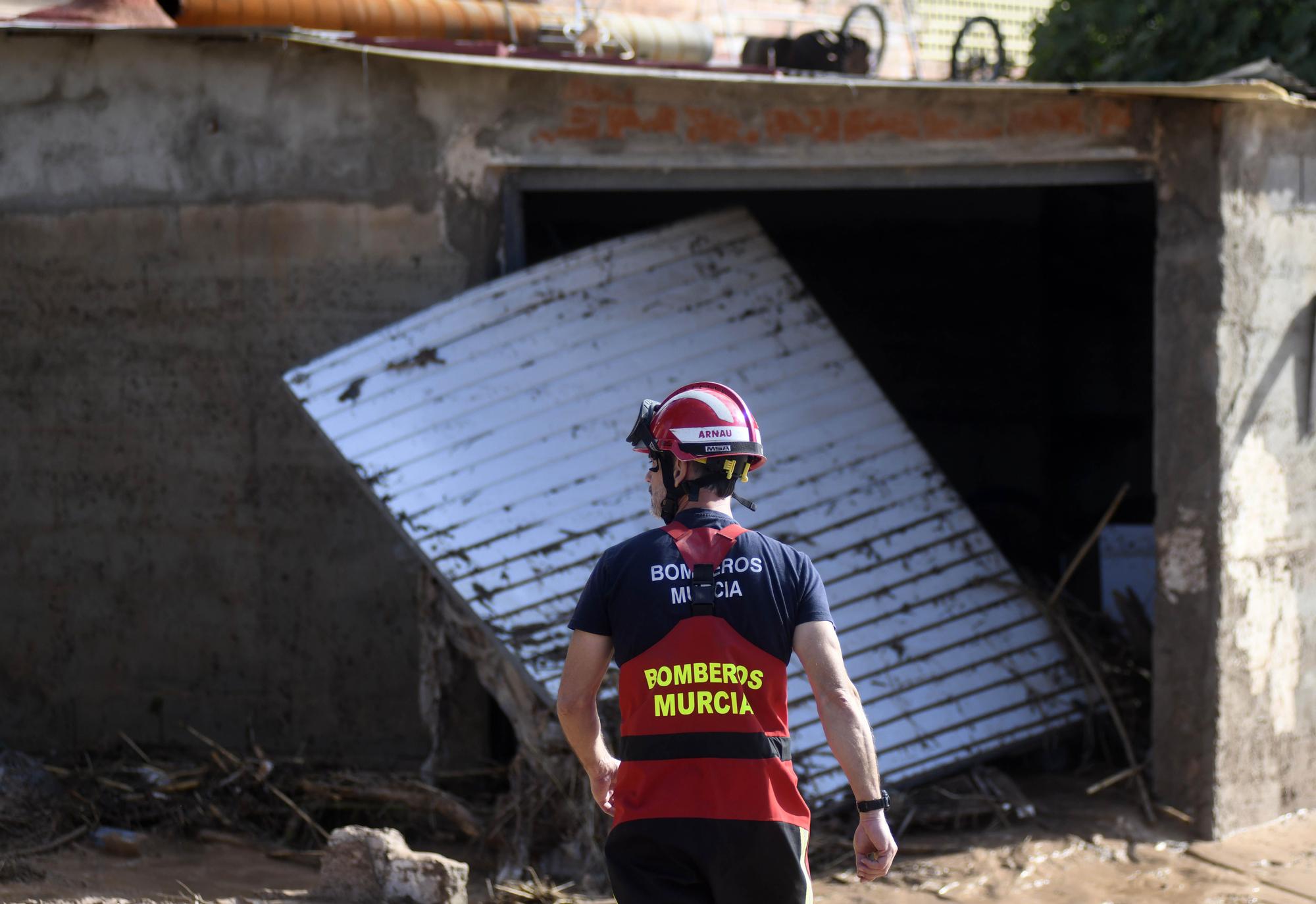 Los estragos del temporal en Javalí Viejo, en imágenes