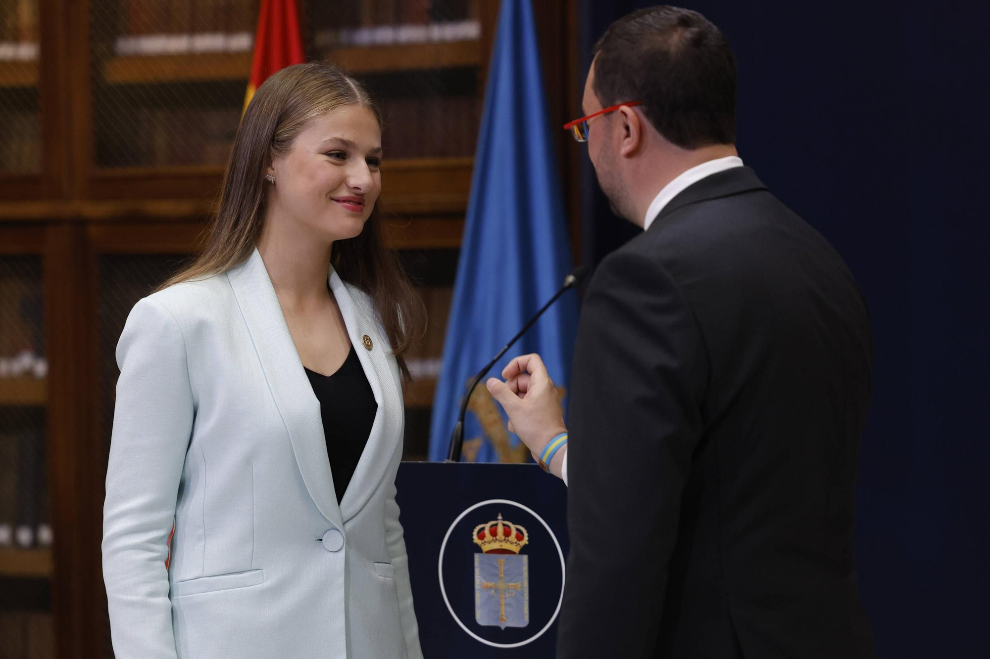 La Princesa Leonor recibe la Medalla de Asturias y el título de Alcaldesa Honoraria de Oviedo.