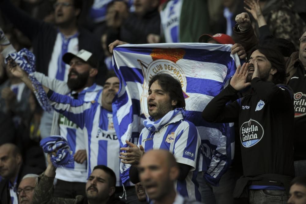 La afición se lo pasó en grande ante el Málaga