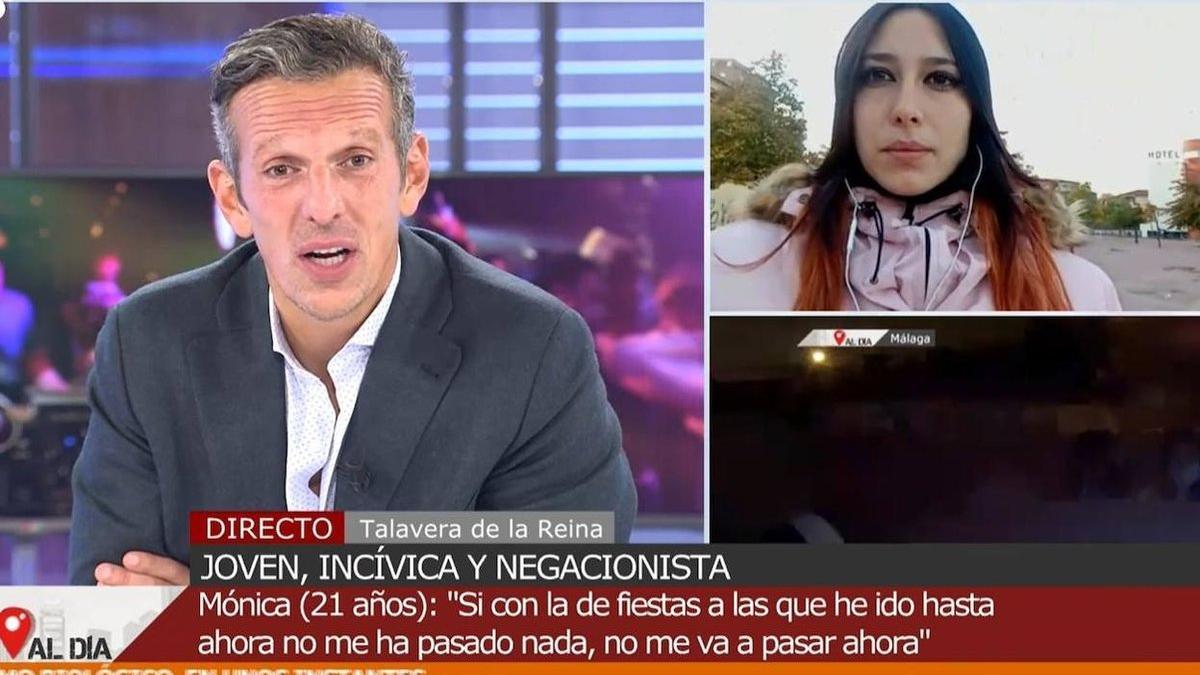 Vuelve a la televisión la negacionista del coronavirus: &quot;nos merecemos una fiesta&quot;