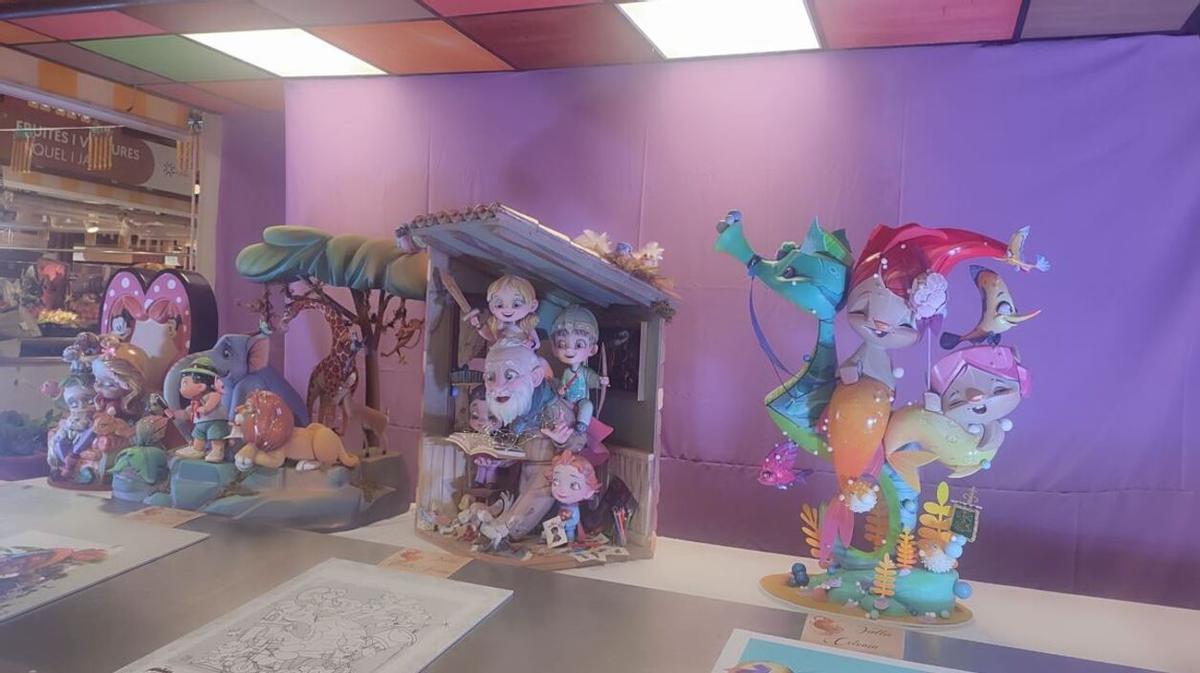 La exposición del ninot se puede contemplar en el Mercat Municipal de Aldaia.