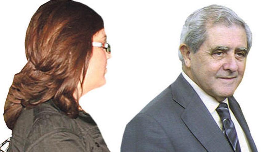 En la imagen, el ex consejero José Luis Iglesias Riopedre y la funcionaria Marta Renedo Avilés. Ambos están encarcelados en Villabona junto a María Jesús Otero.