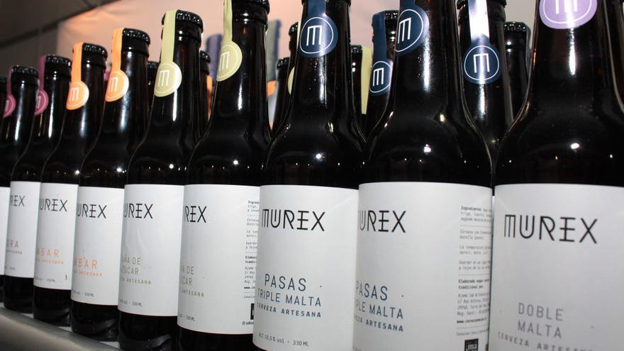 Imagen de cervezas malagueñas comercializadas bajo el paraguas de Sabor a Málaga.