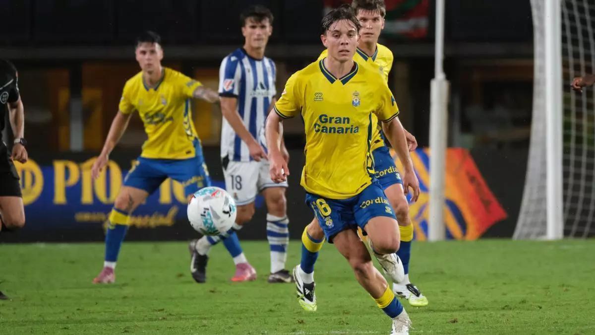 Lorenzo Amatucci, durante su etapa con la UD Las Palmas