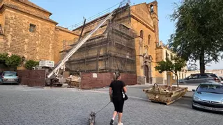 La obra de restauración de la iglesia de San Agustín de Montilla desvela graves daños estructurales