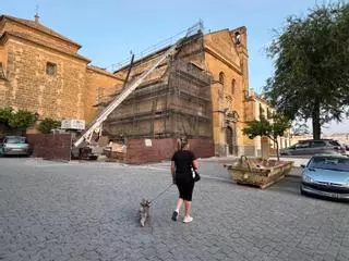 La obra de restauración de la iglesia de San Agustín de Montilla desvela graves daños estructurales