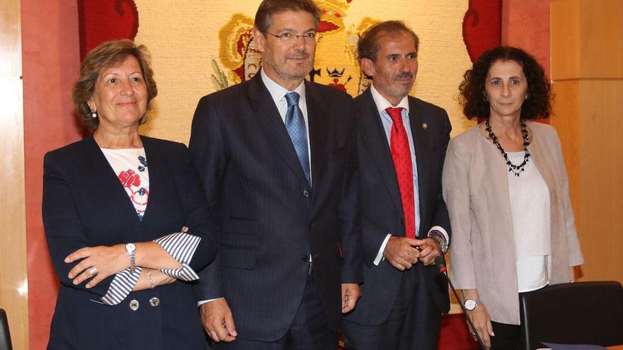 Pilar González, Rafael Catalá, Javier Lara y Asunción Blasco.