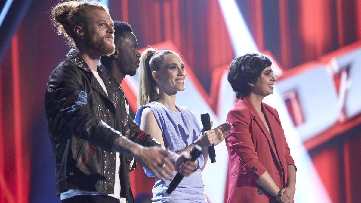 Curricé, Kelly, Johanna Polvillo y Paula Espinosa, finalistas de 'La voz' en Antena 3