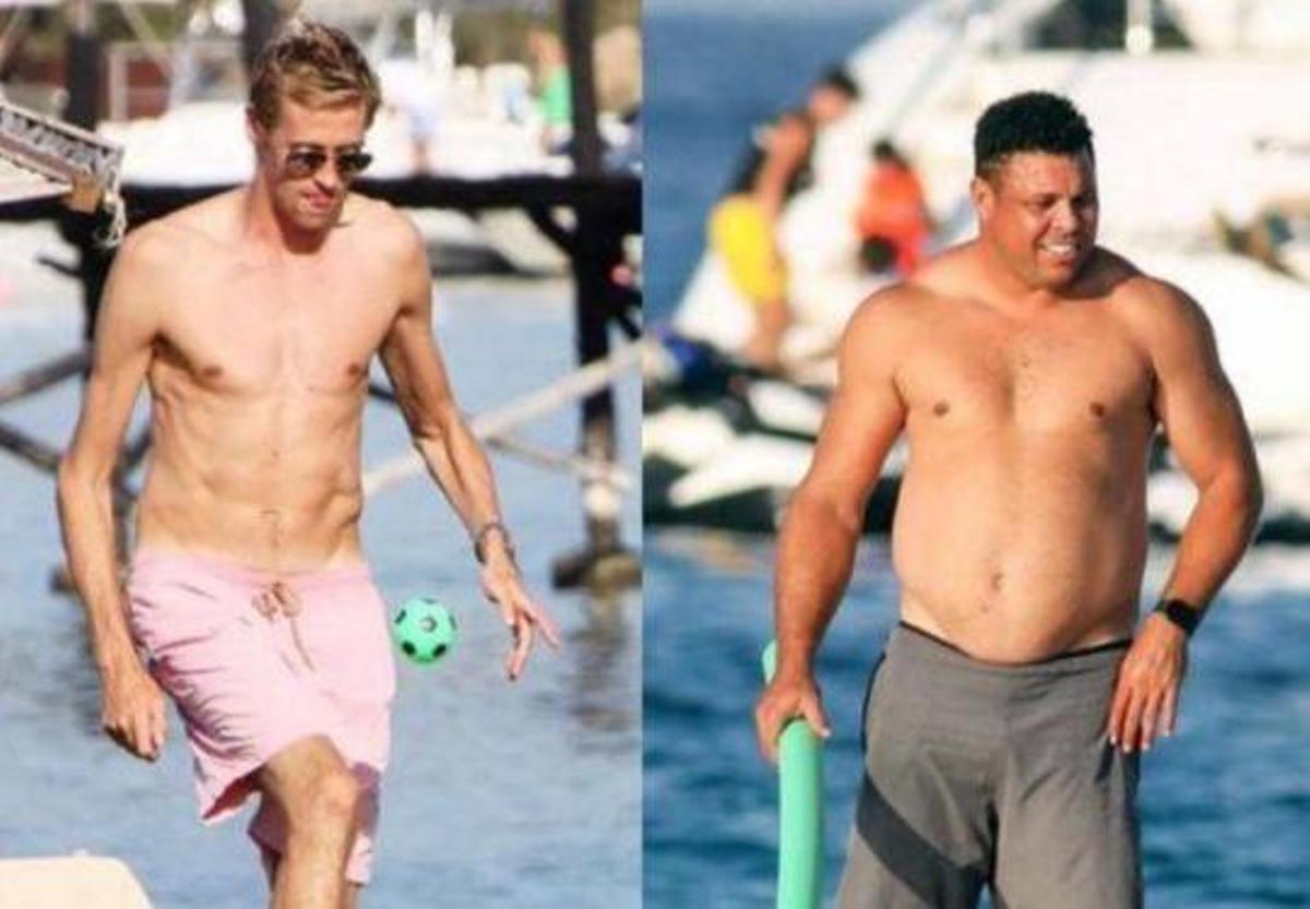 Crouch y Ronaldo de Ibiza