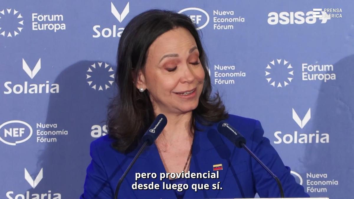 A la Moncloa se li entravessa María Corina Machado