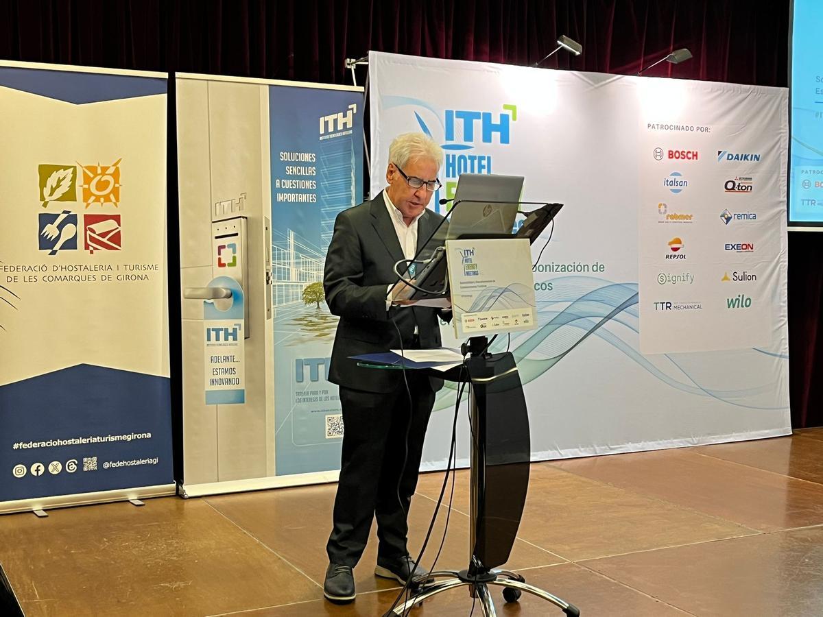 Antoni Escudero, presidente de la Federació d'Hostaleria i Turisme de les Comarques de Girona.