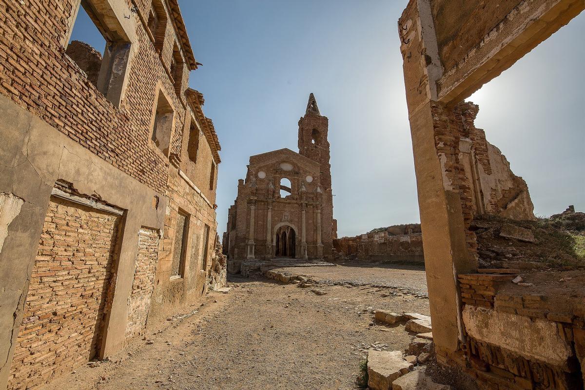 El Pueblo Viejo de Belchite, en una imagen de archivo.