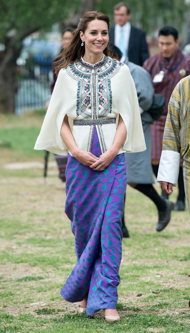 Kate Middleton vestida de Kelzang Wangmo