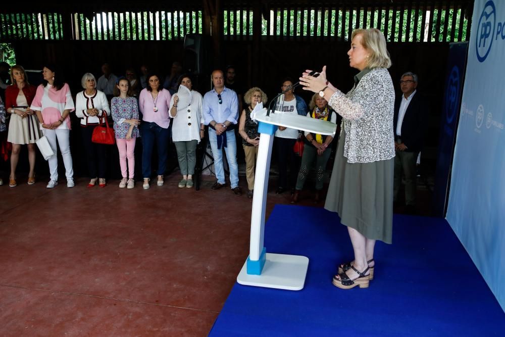 Espicha del PP en Gijón con Dolores de Cospedal