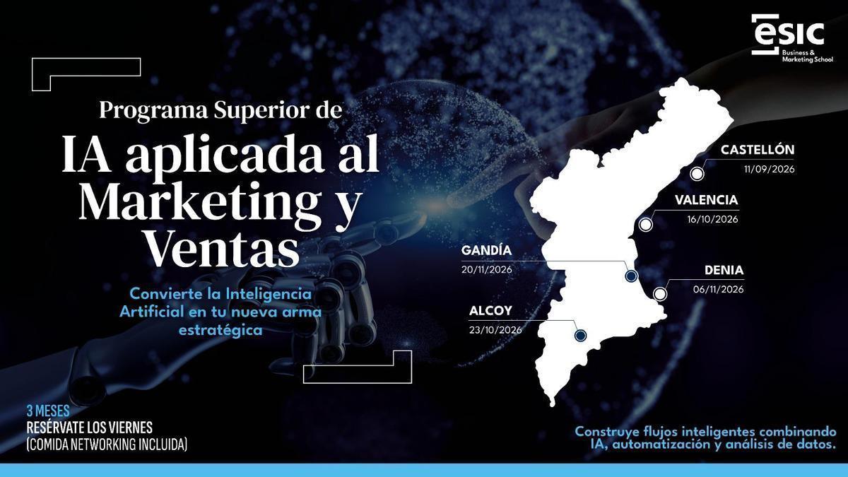 Programa Superior de IA aplicada al Marketing y Ventas.