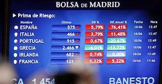 La desconfianza en España dispara la rentabilidad del bono hasta más del 7% y hunde la bolsa