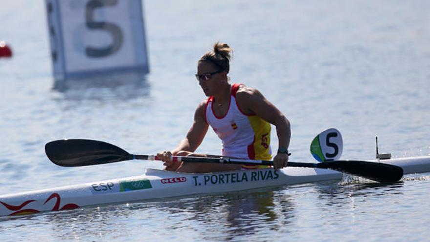 Teresa Portela en el K1 200 de Rio 2016 // MURAD SEZER