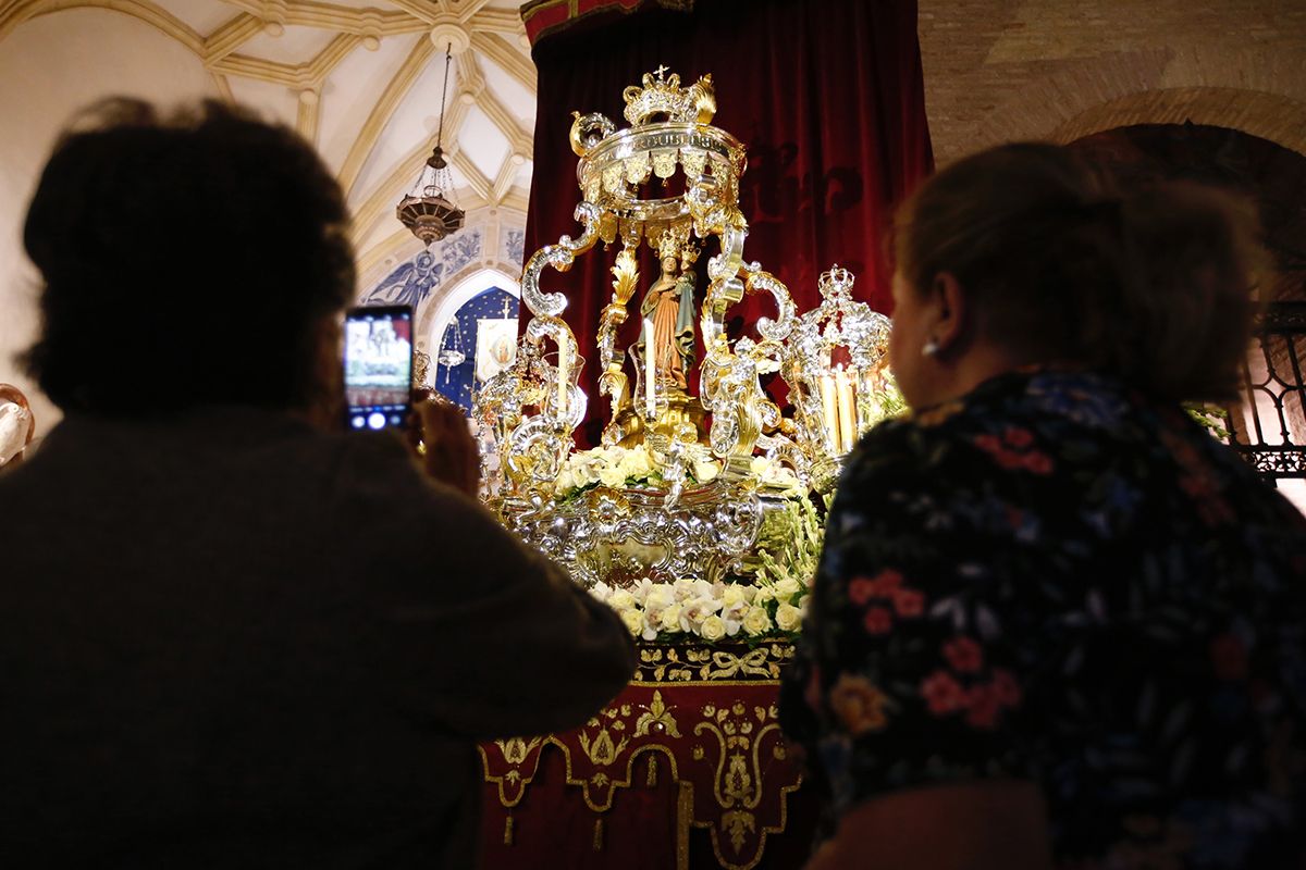 El obispo preside la tradicional misa de la festividad de la Virgen de la Fuensanta