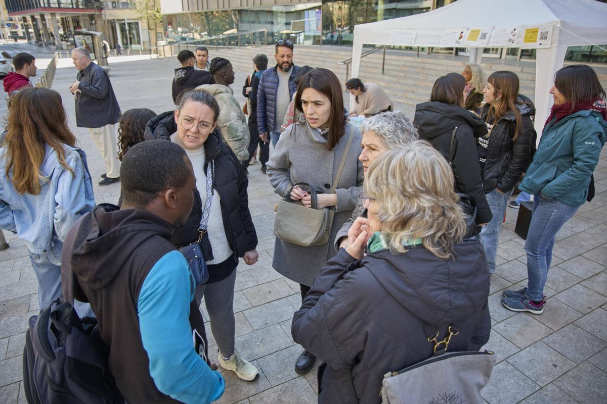 Les imatges de l'acte de la Coordinadora Obrim Fronteres Les imatges de l'acte de la Coordinadora Obrim Fronteres