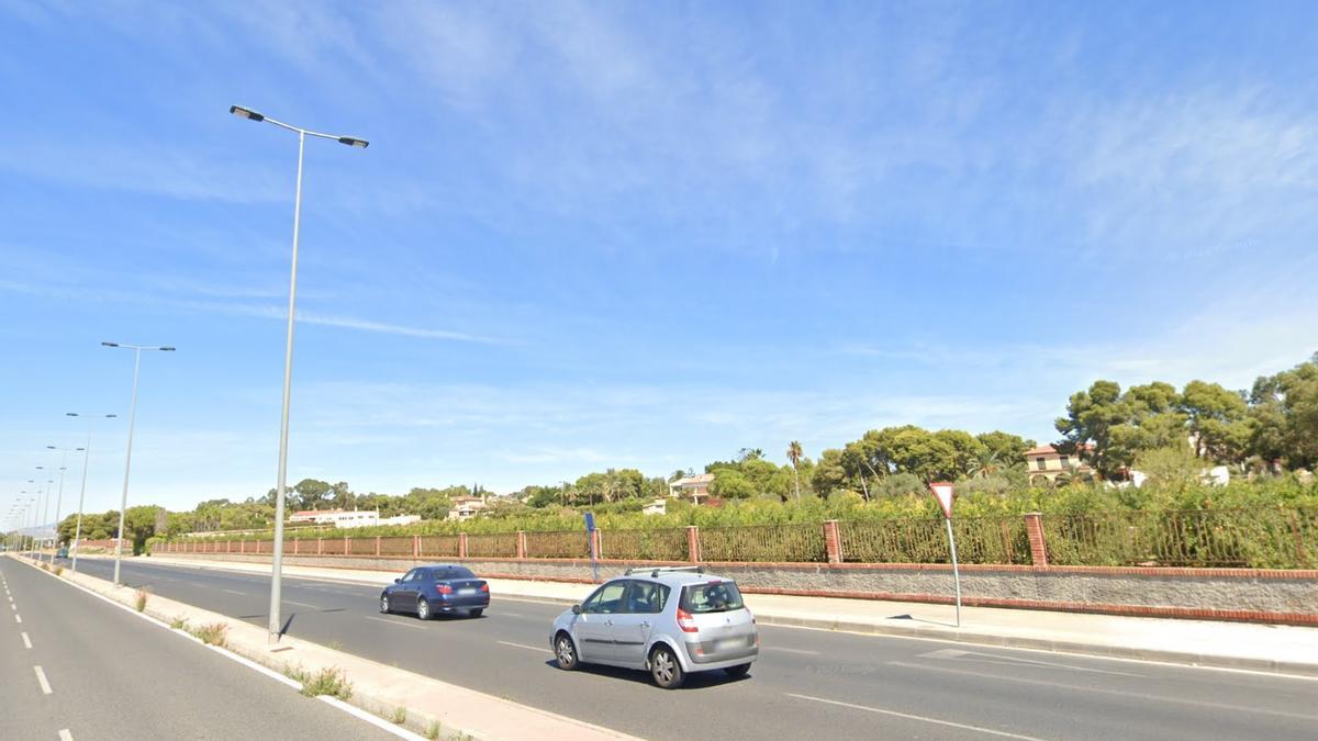 CV-865 de Santa Pola donde se ha producido el accidente mortal