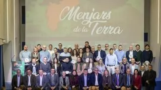 La gala «Menjars de la Terra» pone en valor el producto alicantino y las denominaciones de origen