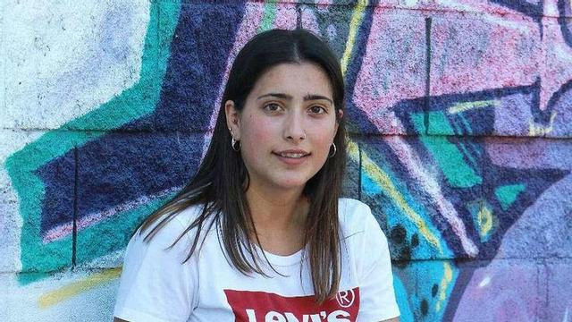 María Arias, ayer con la camiseta de su nuevo equipo, el Ourense Envialia. // Iñaki Osorio