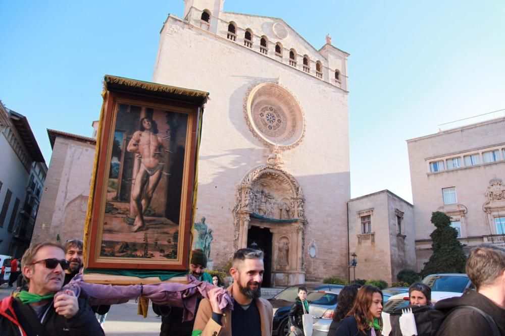 Sant Tianet recorre Palma