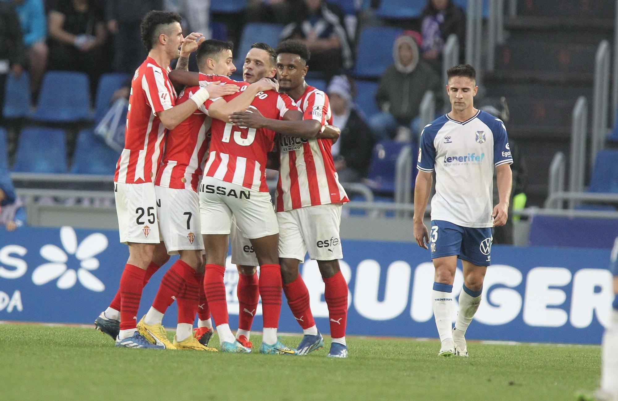 Así fue el partido entre el Sporting y el Tenerife