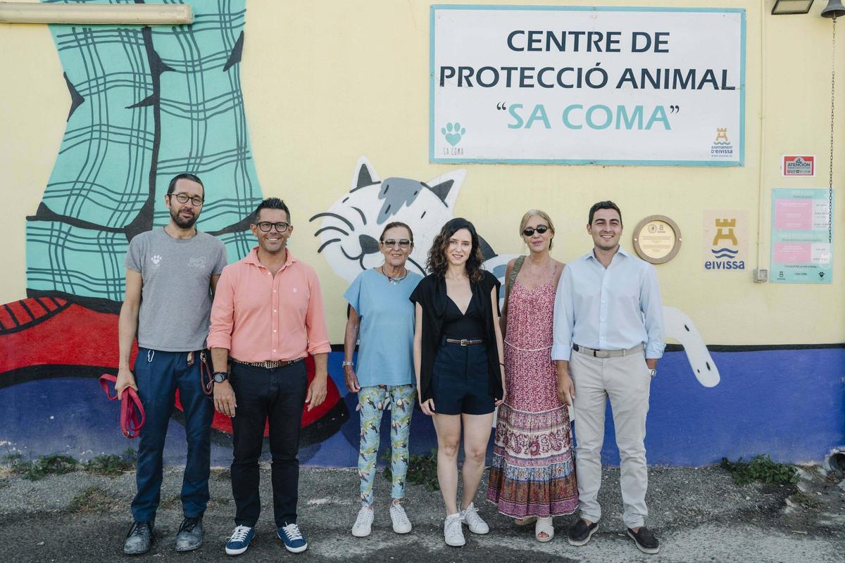 Isabel Díaz Ayuso visita el el Centro de Protección de sa Coma en Ibiza Isabel Díaz Ayuso visita el el Centro de Protección de sa Coma en Ibiza