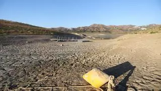 La Viñuela cerrará agosto al 11% y bajo la cota de embalse muerto