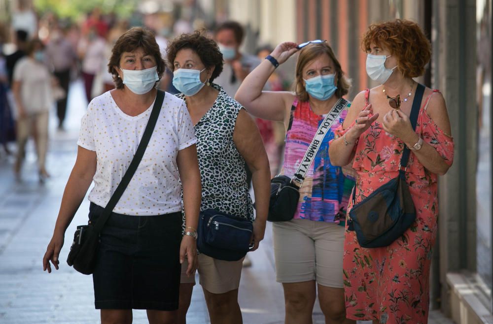 Uso de la mascarilla en Santa Cruz de Tenerife