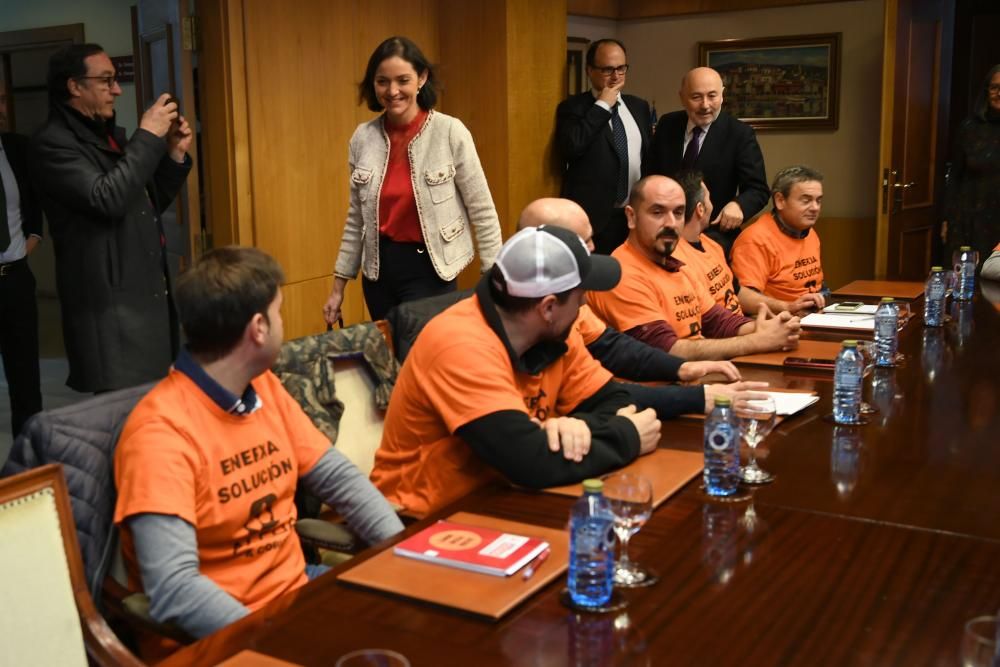 La ministra Maroto, en A Coruña por Alcoa