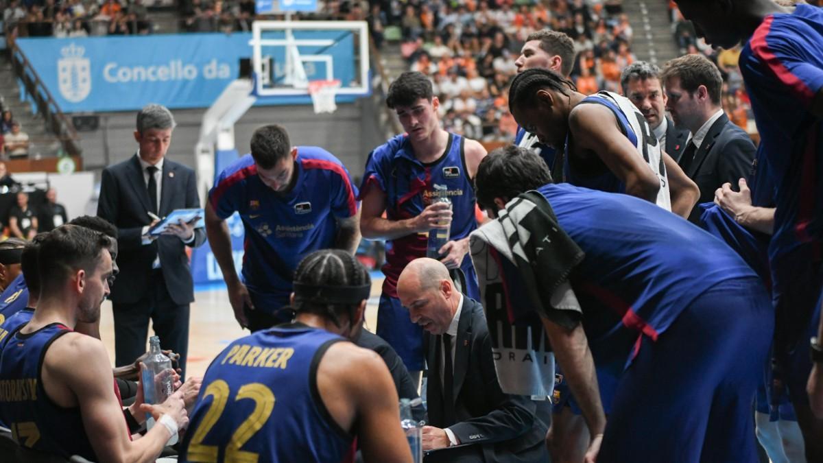 El Barça cayó ante Leyma Coruña