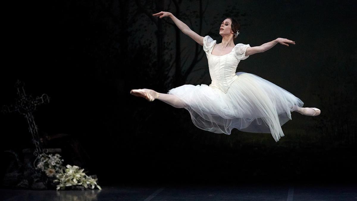 Un momento de la representación de 'Giselle' en Peralada.