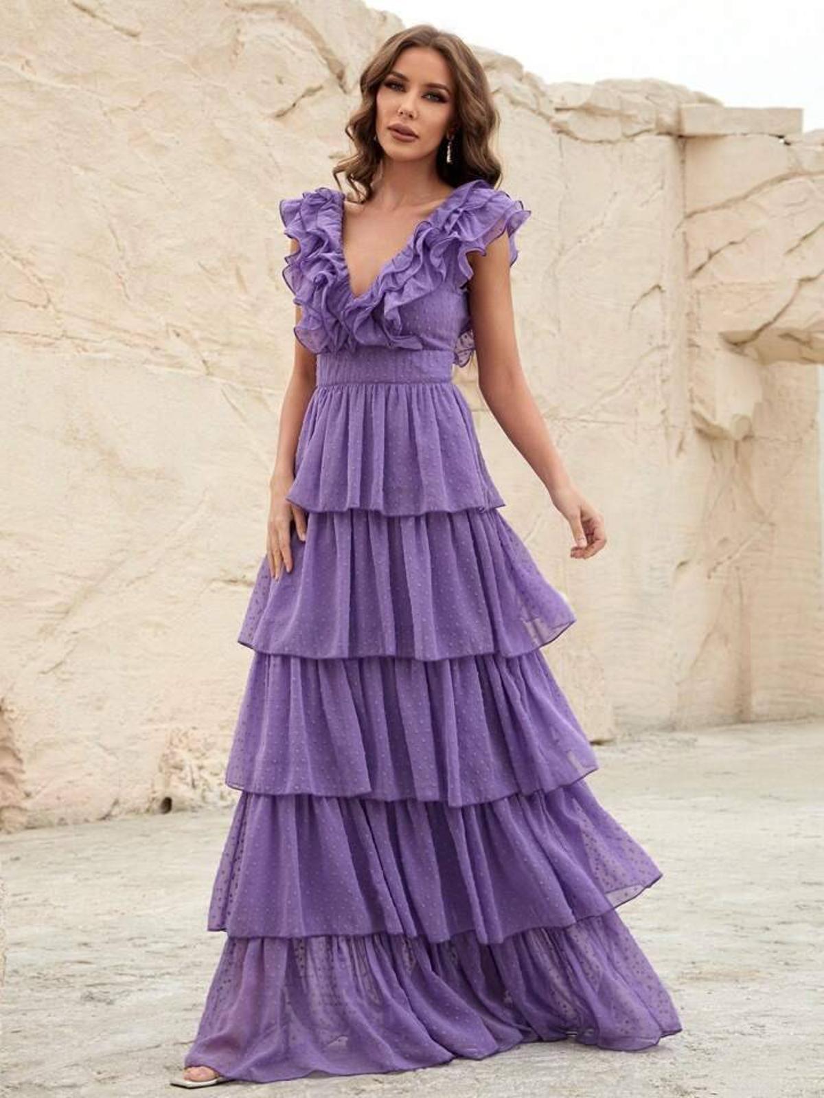Vestido de invitada de Shein