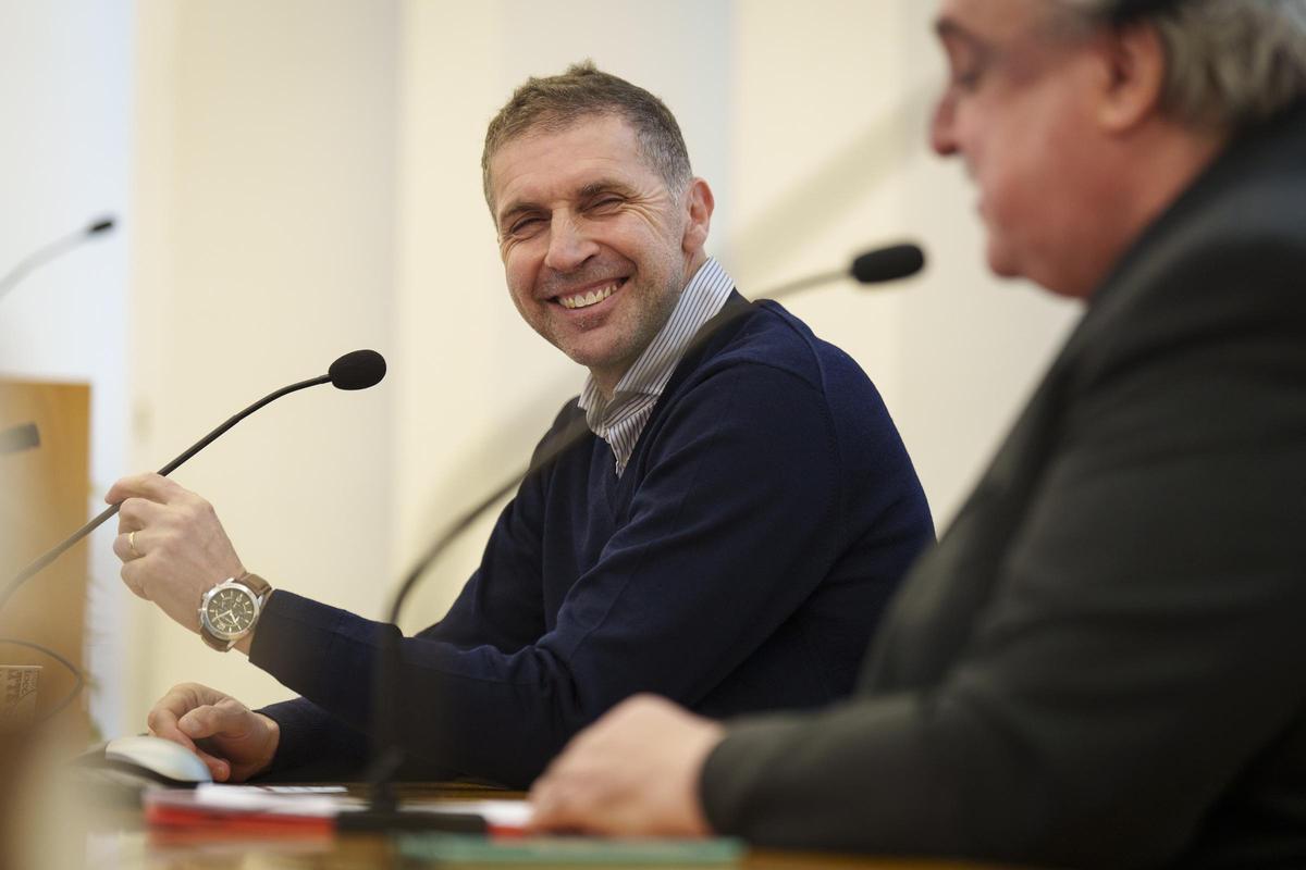 Geli en la conferencia celebrada en Girona