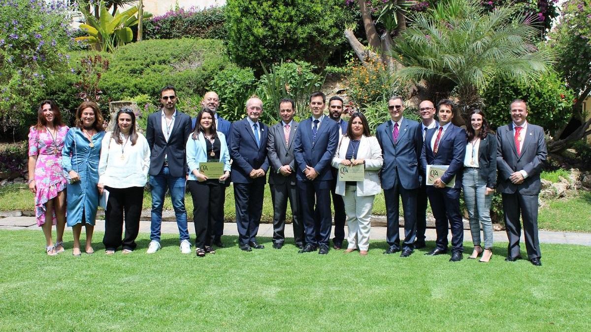 Una imagen del acto del Colegio de Gestores Administrativos, celebrado en el Palacio Monte Miramar de Málaga.