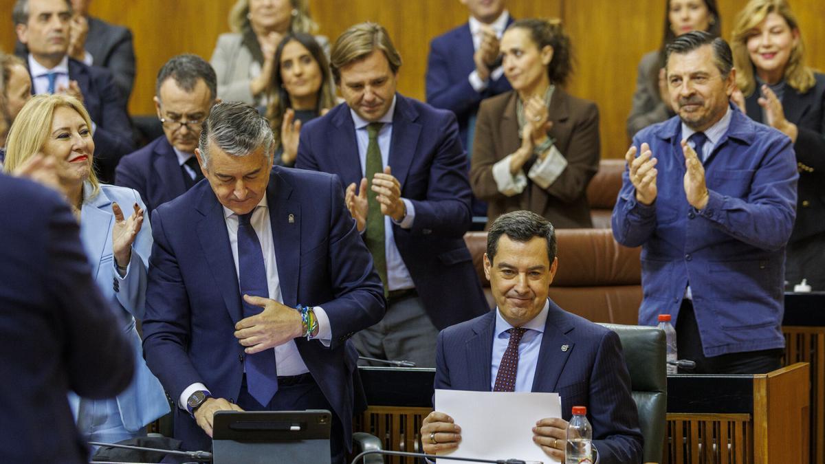 El presidente de la Junta de Andalucía, Juanma Moreno.