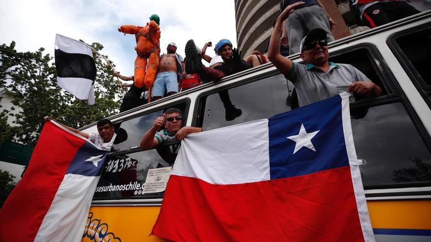 Manifestación contra Piñera en Chile